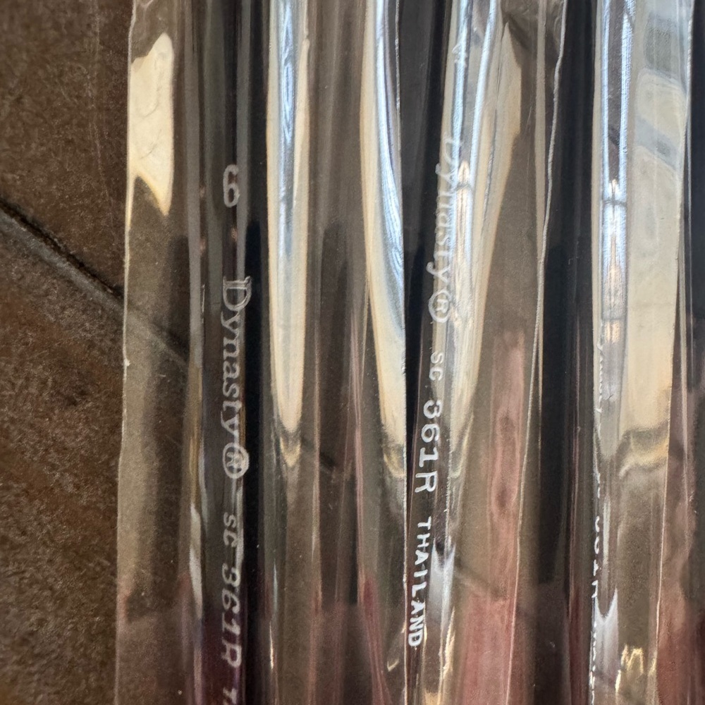 Dynasty Black Paint Brushes Set - Picture 2 of 5